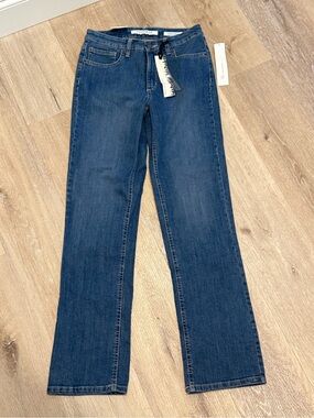 Jones New York Indigo Straight-Leg Jeans